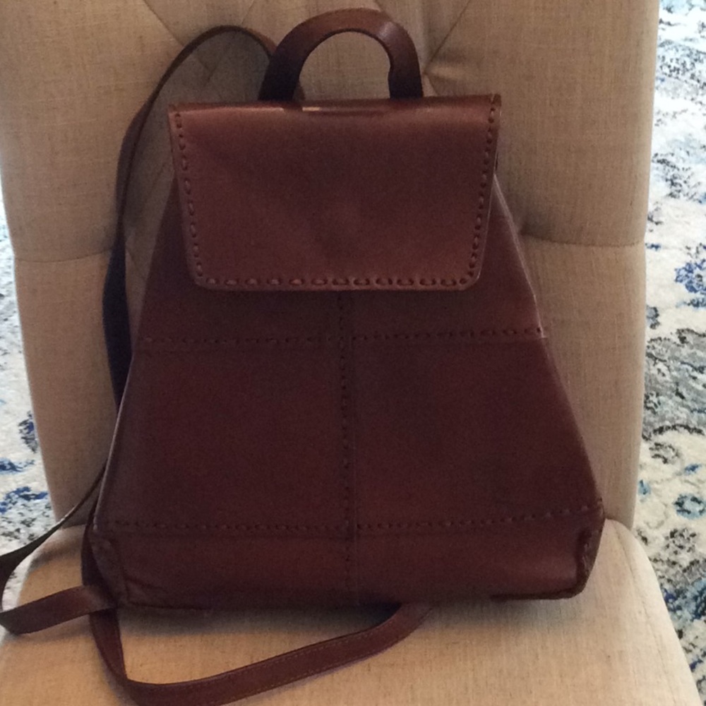 Vintage ellepi leather Backpack